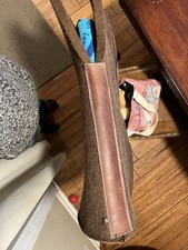 Classic Equine Western Saddle Pad Brand SPH Felt Brown felt with leather trim