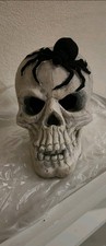 Fire Pit Gas Log demon Skull for halloween