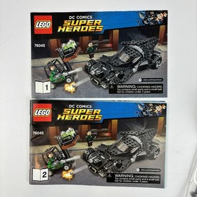LEGO DC Comics 76045 Kryptonite Interception w/ Instructions & Minifigures