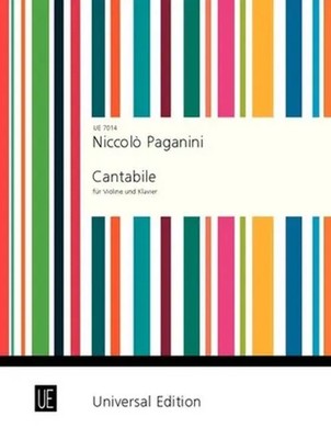 Cantabile In D For Violin And Piano | für Violine und Klavier. | Paganini | Buch