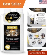 Odorcide Cat Attack Concentrate Odor Eliminator for Cat Urine Feces Vomit
