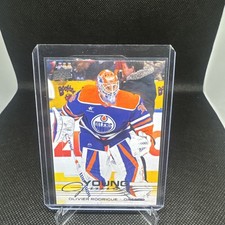OLIVIER RODRIGUE 2025-26 UD Series 1 Young Guns Rookie Card #203 RC SP OILERS