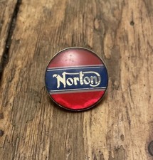 Norton Vintage pin badge. 