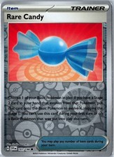 pokemon scarlet and violet rare candy card Pokemon TCG Scarlet and Violet Rare Candy # 191 Reverse Holo Common —  Collectible Craze America