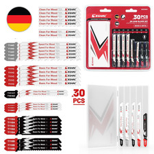 EZARC Stichs&auml;geblatt Set 30Tlg Mit Aufbewahrungskoffer, T-Schaft Stichs&auml;gebl&auml;tte