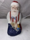 Fenton 95th Anniversary Patriotic Santa Claus Figurine Artist Signed J. Cutshaw