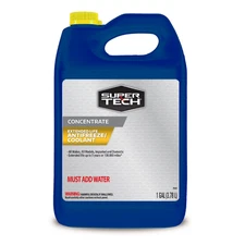 4 Pack Super Tech Extended Life Concentrate Antifreeze/Coolant, 1-gal
