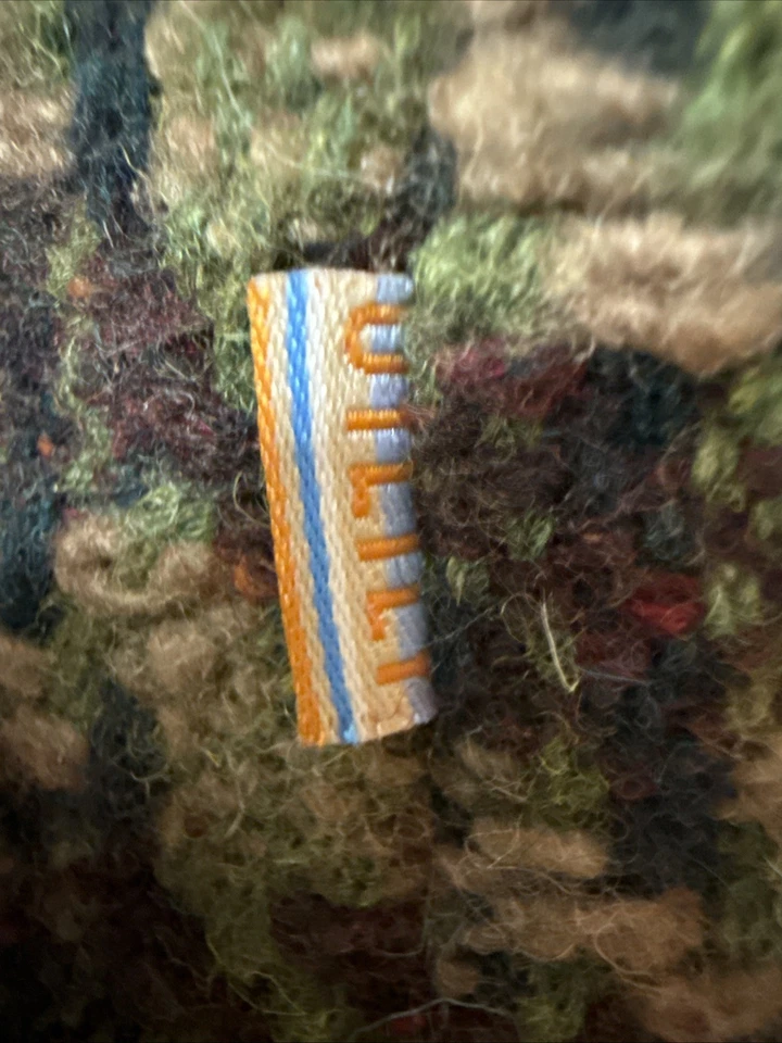 Vestido midi de lana Oilily pata de gallo tweed para mujer 36 EE. UU. S marrón verde bordado Foto 4 de 4