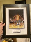 Magic Johnson signed photograph 8x10 autograph professionally framed signed.