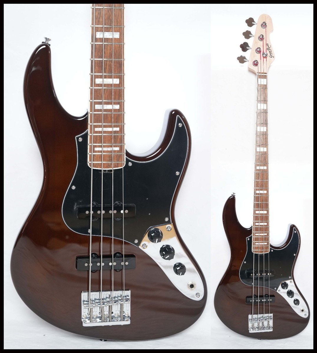ESP　Grass Roots　G-AM-55MS　Walnut　エレキベース Grass Roots by ESP G-AM-55MS/R Walnut Amaze Electric Bass