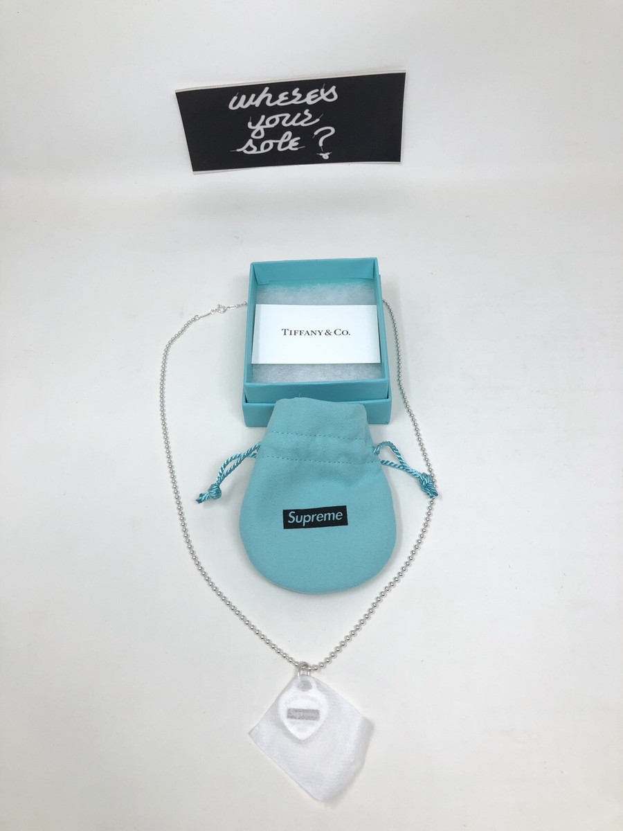 Supreme Tiffany & Co Return To Tiffany Heart Tag Pendant Supreme Tiffany & Co Return To Tiffany Heart Tag Pendant
