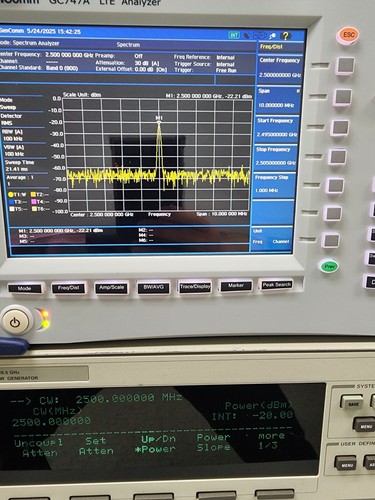 JDSU/Gencomm GC747A LTE Spectrum Analyzer, Cable & Antenna Analyzer, Signal Gen. - Picture 5 of 22