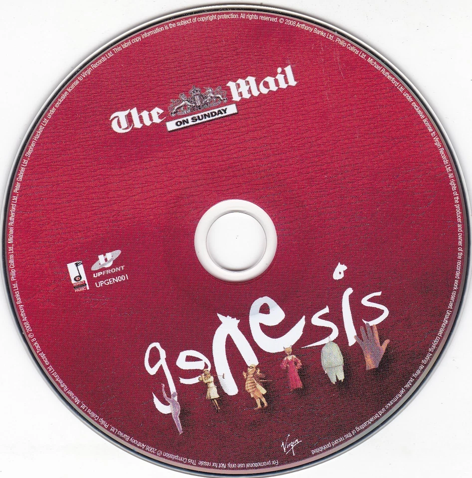 GENESIS ( THE MAIL ON SUNDAY Newspaper CD ) LIVE + STUDIO - Bild 3 von 3