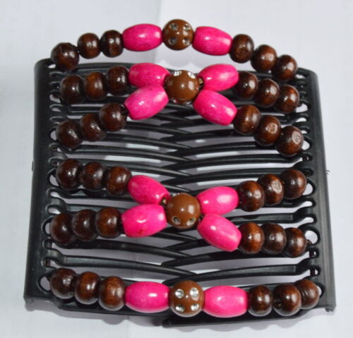 Trend African Hairclip XL Haarklammer Haarspange Haarkamm Holz Comb + 63 Modelle - Bild 27 von 57