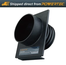 POWERTEC 4" Dual End Blast Gate Dust Collection for Dust Hoses & Flanges (70287)