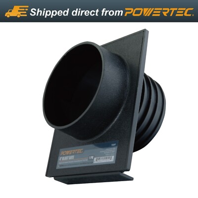 POWERTEC 4'' Dual End Blast Gate Dust Collection for Dust Hoses & Flanges (70287)