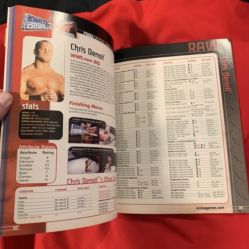 WWE Smackdown VS Raw Prima Official Strategy Game Guide PS2 - Picture 9 of 11