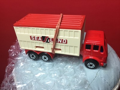 matchbox mercedes container truck 1976