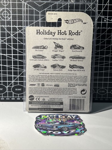 2011 HOT WHEELS HOLIDAY CARD PEARL WHITE '09 CADILLAC CTS-V SEDAN 1/64 SCALE - Picture 5 of 5