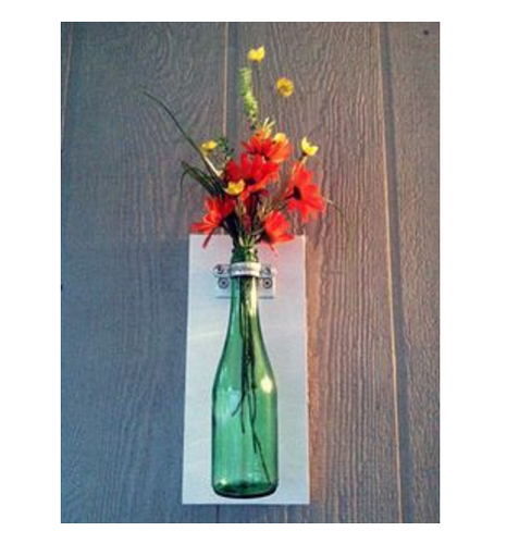 Outdoor Wine Bottle Bracket with fibreglass Wick brass Head For Kerosene & oil  - Picture 5 of 7