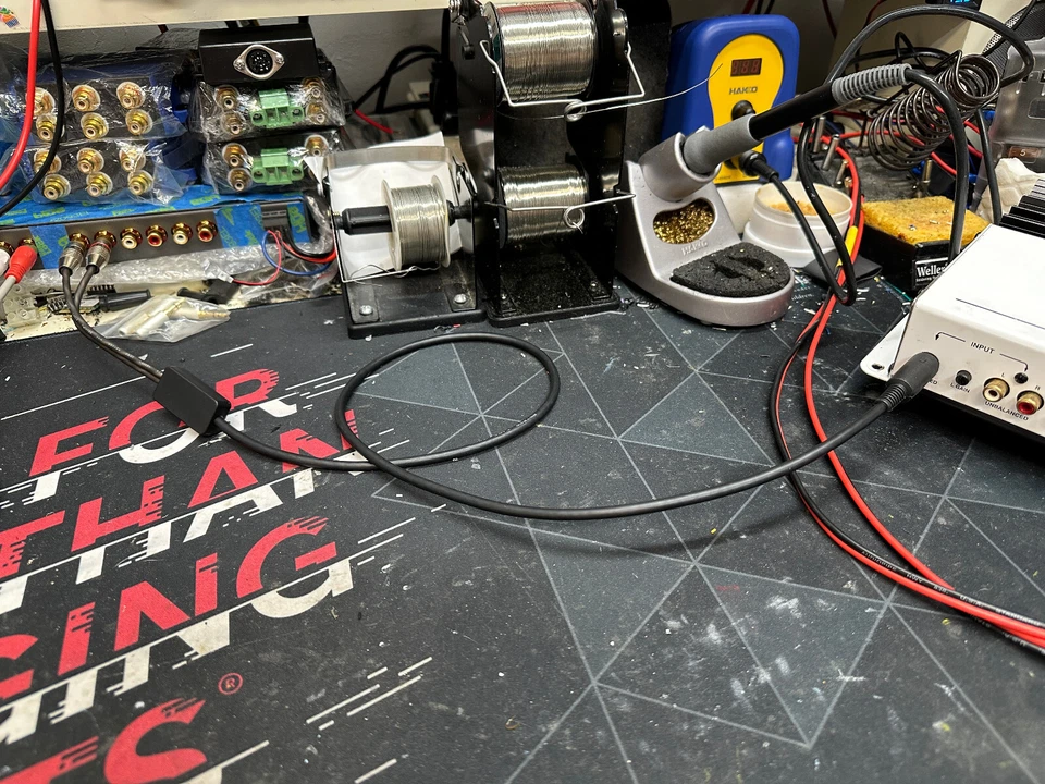 DIN - Metal RCA cable For Zapco Symbilink Amplifiers & Signal Processors SLRCM/F - Image 3 of 4