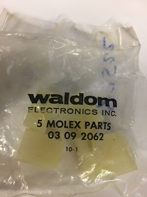 03-09-2062 MOLEX  6 Rectangular Connectors - Housings Plug Natura  5    PCS NOS