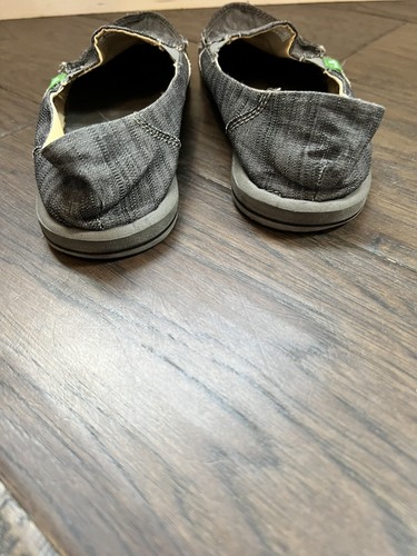 Sanuk Shorty Sidewalk Surfer GRAY Women’s US Size 6 Slip On Shoes EUR 37 CL1111 - 第 6/11 張圖片
