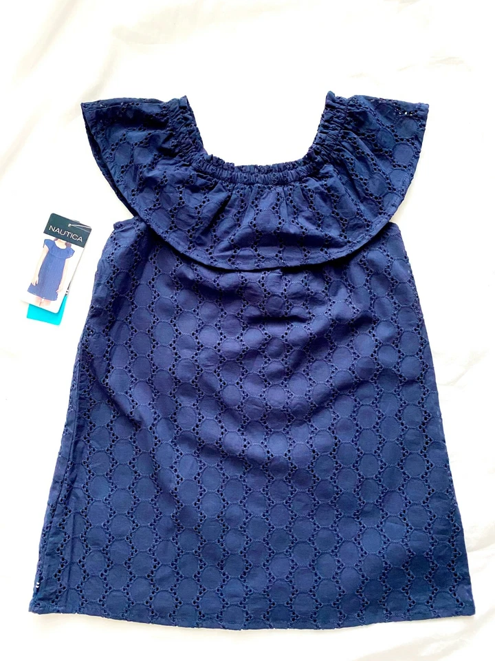 Vestido de verano sin mangas para niñas Nautica - Nuevo con etiquetas Foto 2 de 4