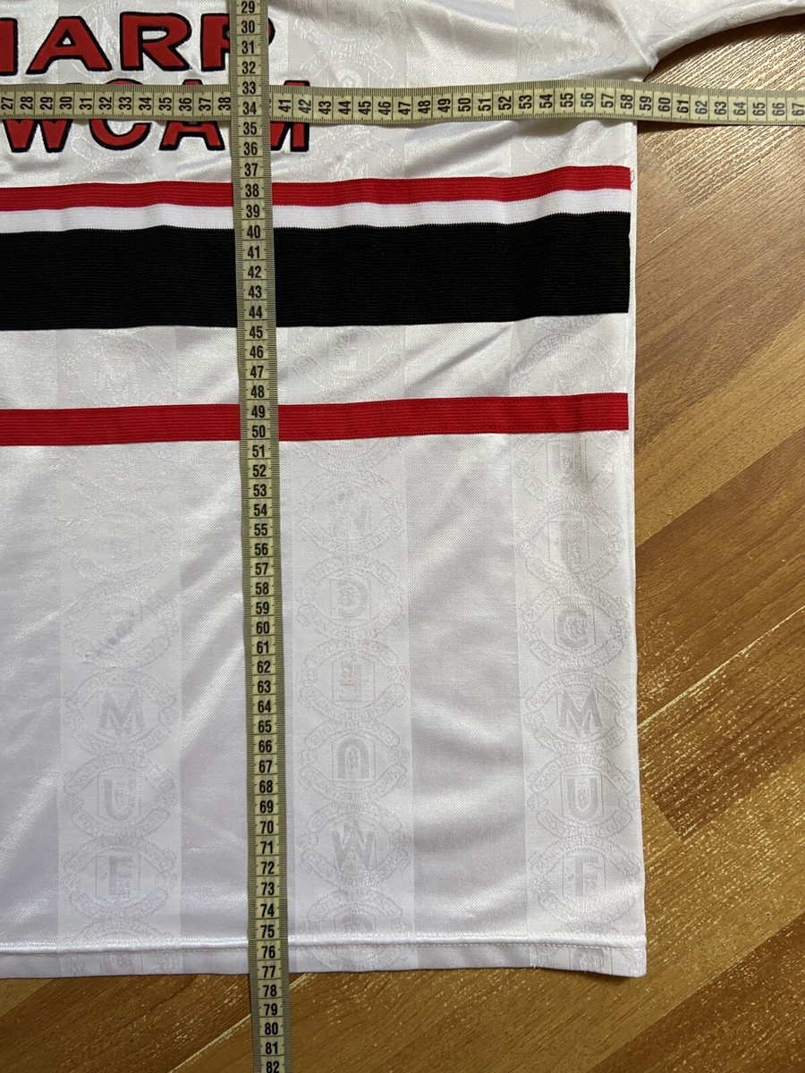 MANCHESTER UNITED 1998 1999 AWAY FOOTBALL SHIRT SOCCER JERSEY