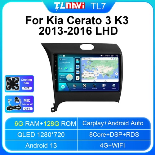 For KIA K3 Cerato 3 2013-2016 Car Radio Carplay Multimedia Player Screen GPS - Picture 11 of 40