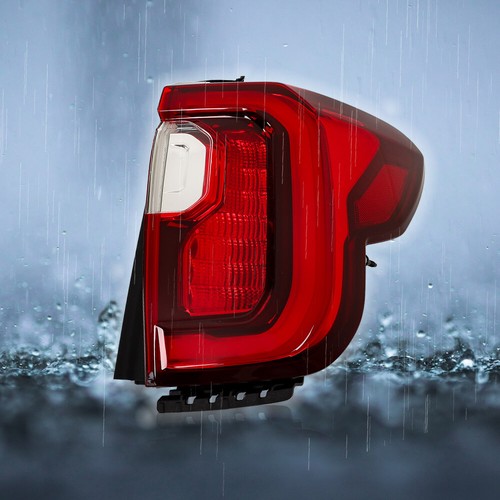 Conjunto de luz trasera lateral de pasajero para GMC Acadia 2020 2021 2022 2023 con cromo - Imagen 11 de 12