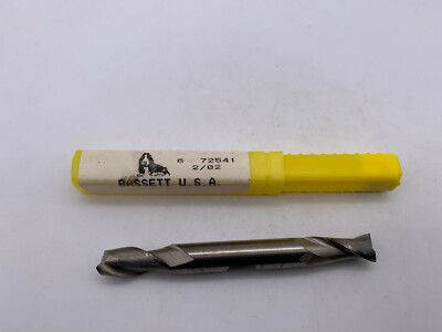 Bassett 52418  3/8 2-Flute, Double End Carbide Endmill