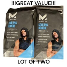 Mission Cooling Hoodie Towel- Hood Towel, Evaporative Cool Technology, Cools TWO