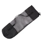 Gym Fitness Exercise Workout Yoga Pilates Mat Mesh Net Carrier Bag Black 26"