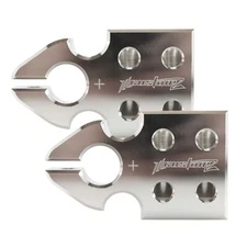 ILL Customz 4 Input 1/0 AWG Gauge SAE Aluminum Top Post Battery Terminal Pair