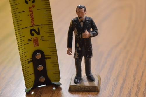 PRESIDENT ABRAHAM LINCOLN Vintage 1960s Marx Presidents 2.5" Figure - Picture 2 of 7
