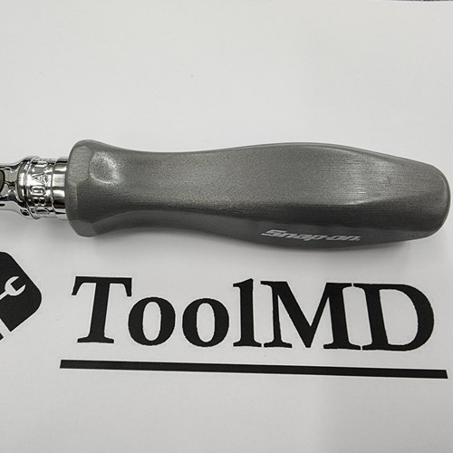 Snap-on Tools EE. UU. NUEVO TITANIO OSCURO 1/2" trinquete de cabeza flexible de accionamiento SHFD80ADT - Imagen 9 de 12