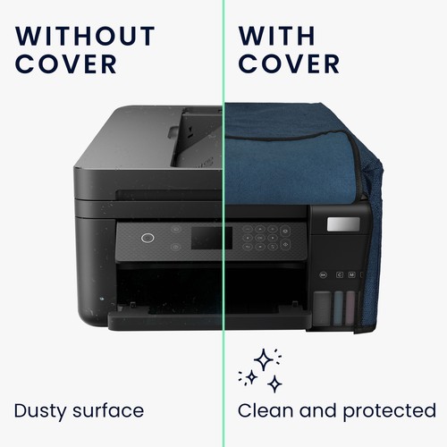 Funda para Epson Eco Tank ET-3850 Eco Tank ET-4856 Cubierta Impresora de Lino - Imagen 3 de 8