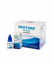 3 X ISOTINE PLUS EYE DROPS BEST TREATMENT Pure Herbal and 100% Genuine