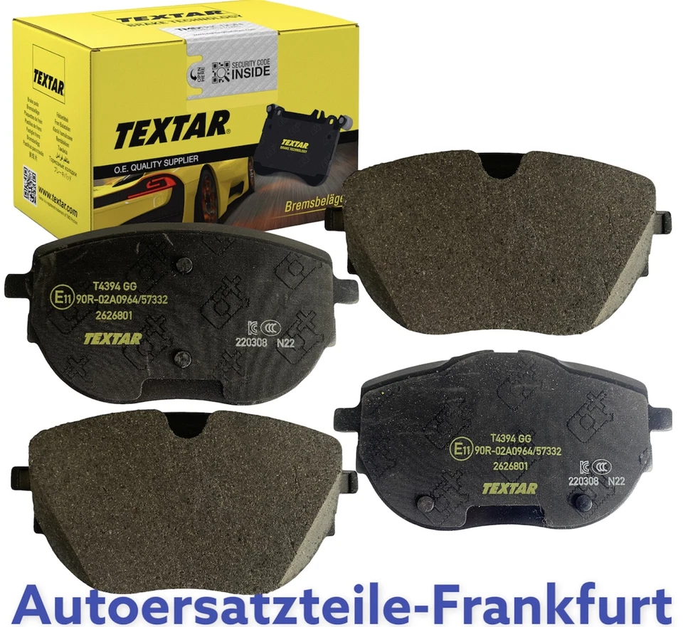 TEXTAR Bremsbeläge VORNE VW TRANSPORTER T6 VI MULTIVAN CALIFORNIA Camper CARAVEL - Bild 4 von 4