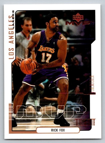 2000 Upper Deck MVP Rick Fox #80 card