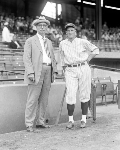 Baseball Star Roger Connor and Washington Senators Goose Goslin 1925 Photo - Picture 1 of 1