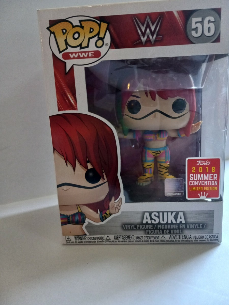 Funko Pop! WWE ASUKA #56 2018 Summer Con Exclusive Limited Edition