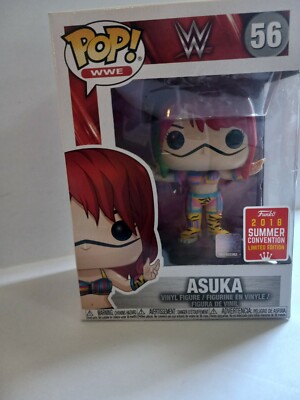 Funko Pop! WWE ASUKA #56 2018 Summer Con Exclusive Limited Edition