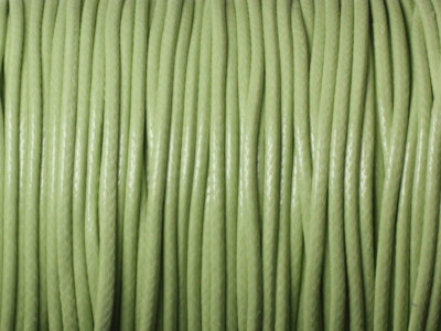Bobine De Ficelle/corde En Coton Ciré Vert 1mm - Environ 90 Mètres - Neuf - Marque "homemade"