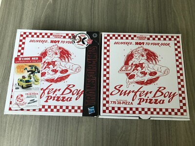 Transformers X Crossover 2023 Surfer Boy Pizza [Netflix Series Stranger Things]
