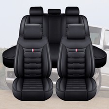 For Honda Accord Civic Pu Leather Car Seat Covers 5-seats Front Rear Protector