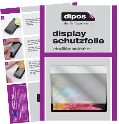 2x Schutzfolie für Microsoft Surface Book 3 15 Zoll klar Displayschutzfolie
