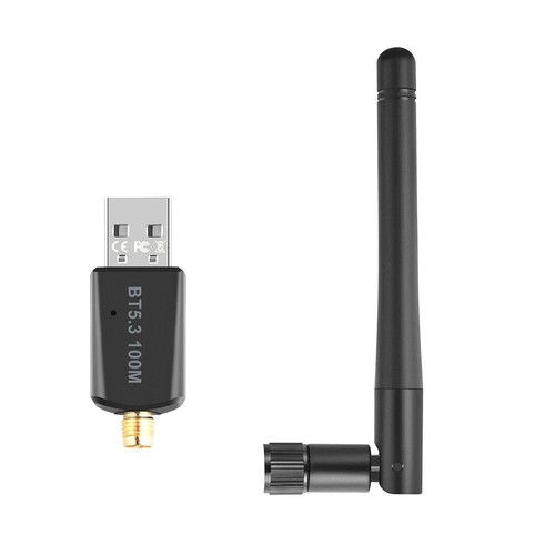 Adattatore USB Bluetooth 5.3 Trasmettitore Ricevitore Audio Wireless per PC e Altoparlante - Foto 7 di 13