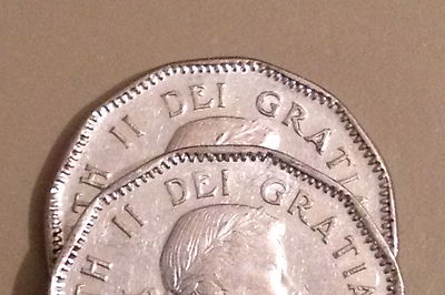 1953 ^^ - 5 Cent - Canadian Nickels - Two different Varieties SF